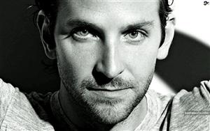 A closeup of handsome, Bradley Cooper